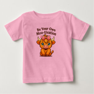 Be your own mooo-tivation baby T-Shirt