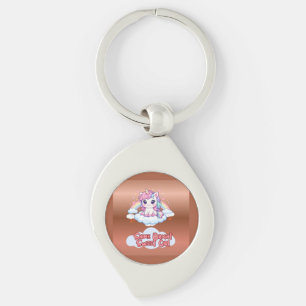 Be Your Own Rainbow Cute Unicorn Keychain