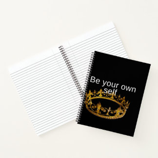  Be Your own self Notebook