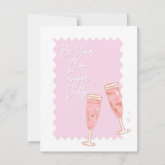 Be Your Own Sugar Daddy RSVP Card