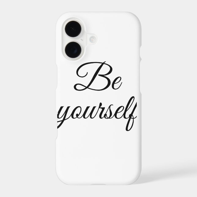be yourself  (Back)