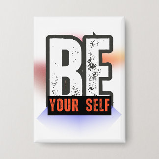 BE YOURSELF – Bold Motivational Typography Design