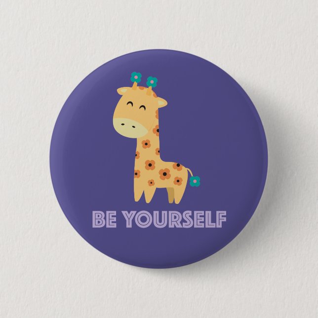 Be Yourself Button (Front)