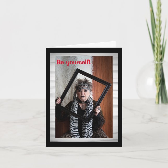 Be Yourself Card (Front)