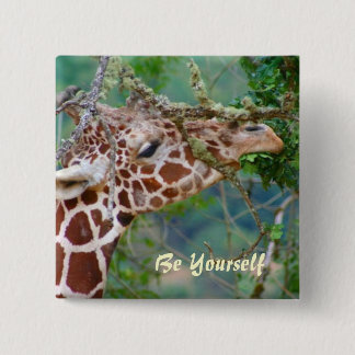 Be Yourself Collection 2 Inch Square Button