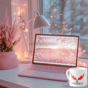 Be Yourself – Empowering Minimalist Quote Design f Espresso Cup