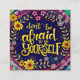 “Be Yourself” Inspirivity kindness cards