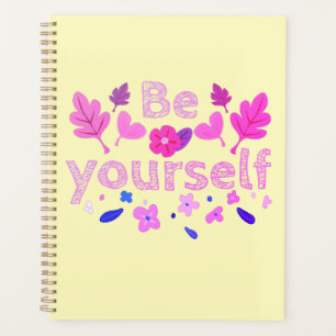 Be Yourself Motivational Phrase Planner