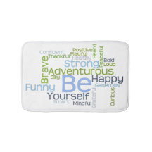 BE Yourself Motivational Word Cloud Template