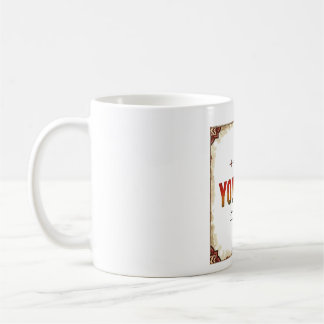Be Yourself mug | Rainbow distressed mug