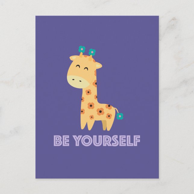 Be Yourself Postcard (Front)