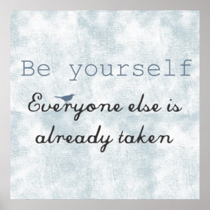 Be Yourself Poster