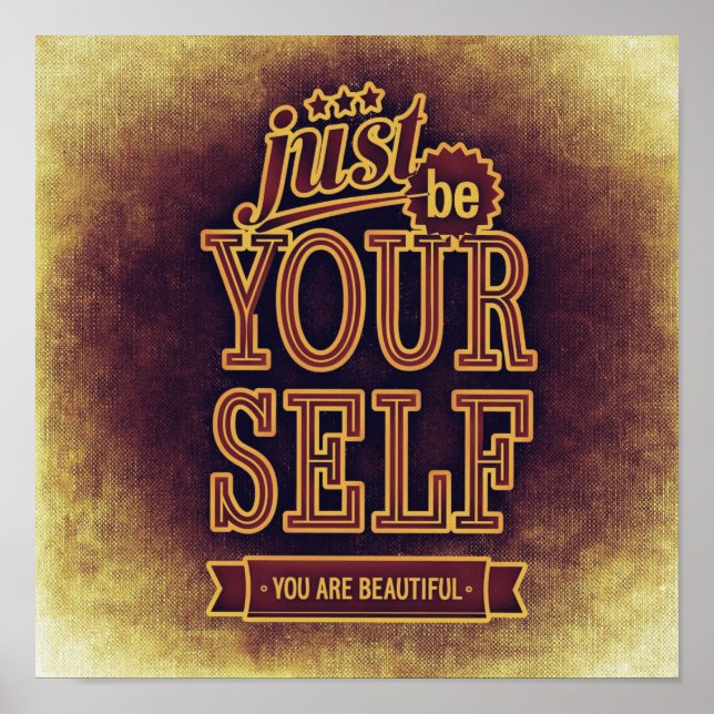 Be Yourself Poster (Front)
