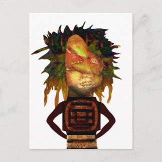 Be yourself with attitude postcard