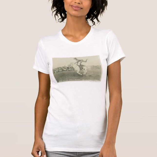 Bea Kirnan trick riding. T-Shirt (Front)