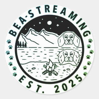 Bea-Streaming Sticker Green trim