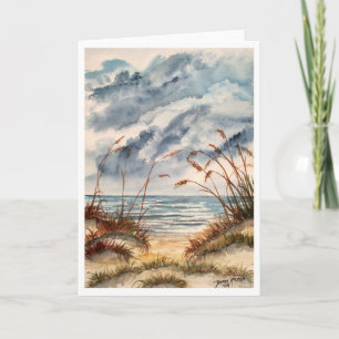 beach3 large beach seascape greeting card