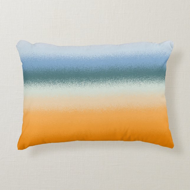 Beach Abstract Accent Pillow (Front)