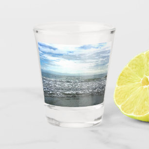 Beach Abstract Artistic Nautical Gift Favor  Shot Glass