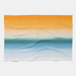 Beach Abstract Kitchen Towel
