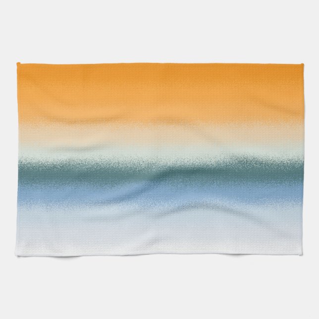 Beach Abstract Kitchen Towel (Horizontal)