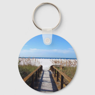 Beach Access Keychain