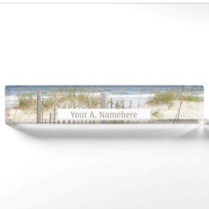 Beach Acrylic Nameplate