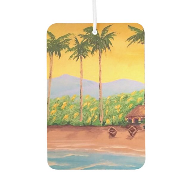 Beach Air Freshener (Front)