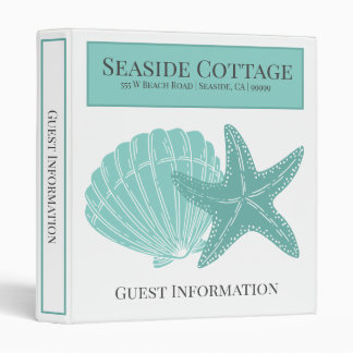 Beach Airbnb Vacation Rental Guest Info Welcome Binder