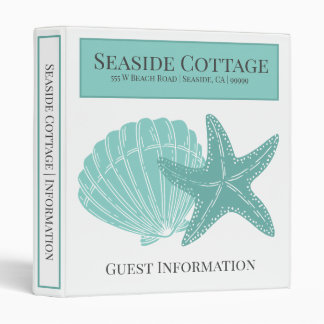 Beach Airbnb Vacation Rental Guest Info Welcome Binder