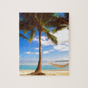Beach Aitutaki Cook Islands Jigsaw Puzzle
