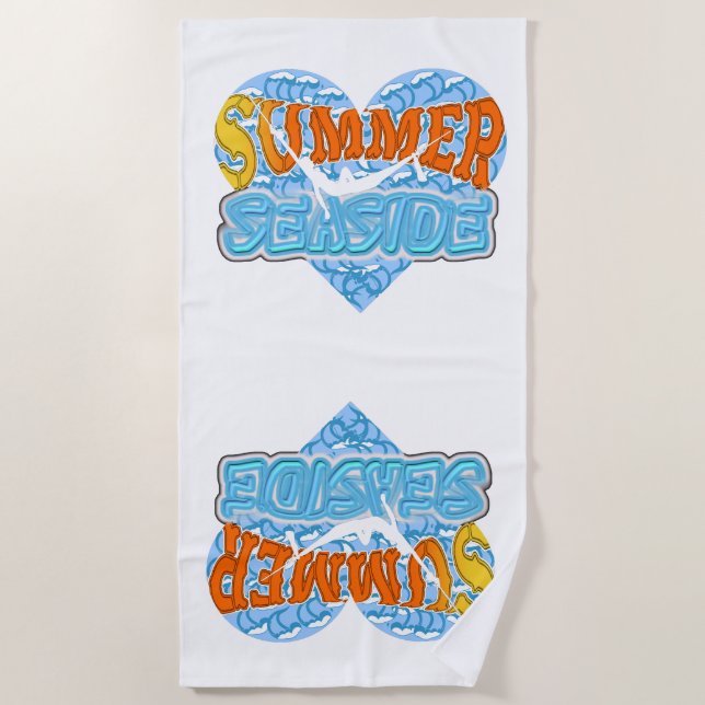 Beach and Back Soon Towel (Front)