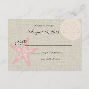 Beach and Burlap RSVP