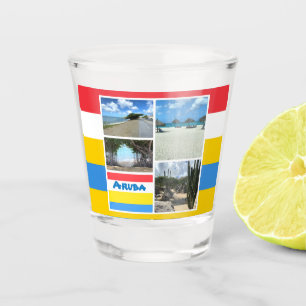 Beach and Desert Aruba Shot Glass