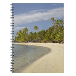 Beach and palm trees, Plantation Island Resort Notebook