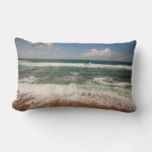 Beach And Scascape Lumbar Pillow