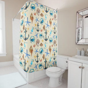 Beach And Sea Life Themed Pattern