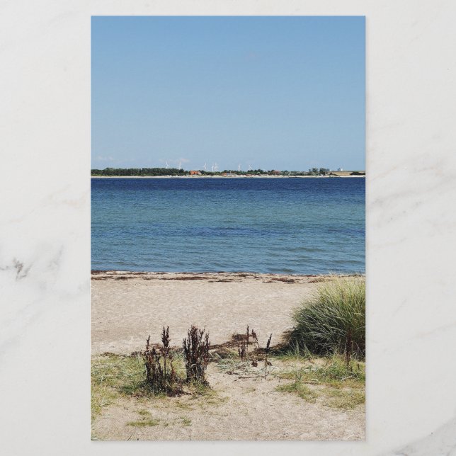 beach and sea stationery (Front)