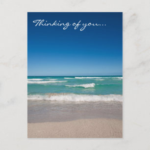 Beach and waves - Postcard
