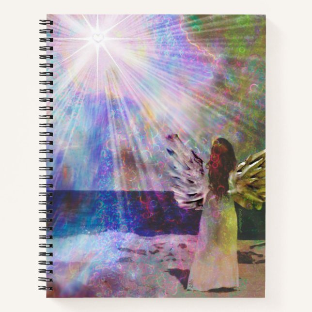 Beach Angel of Light Journal Notebook (Devant)