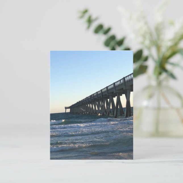 Beach  announcement postcard (Standing Front)