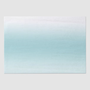 Beach Aqua Blue Ombre    Tissue Paper