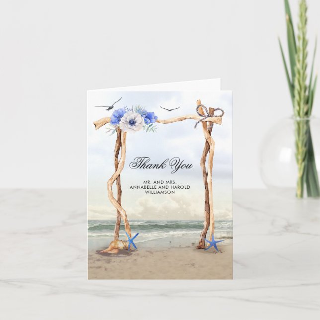 Beach Arbor Mariage Merci (Devant)