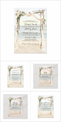Beach Arbor Wedding Collection