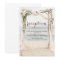 Beach Arbor Wedding Reception Card