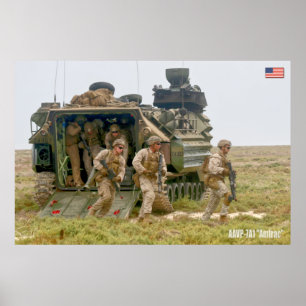 BEACH ARMOR - Assault Amphibious Vehicle Poster