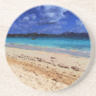 Beach Art Coaster