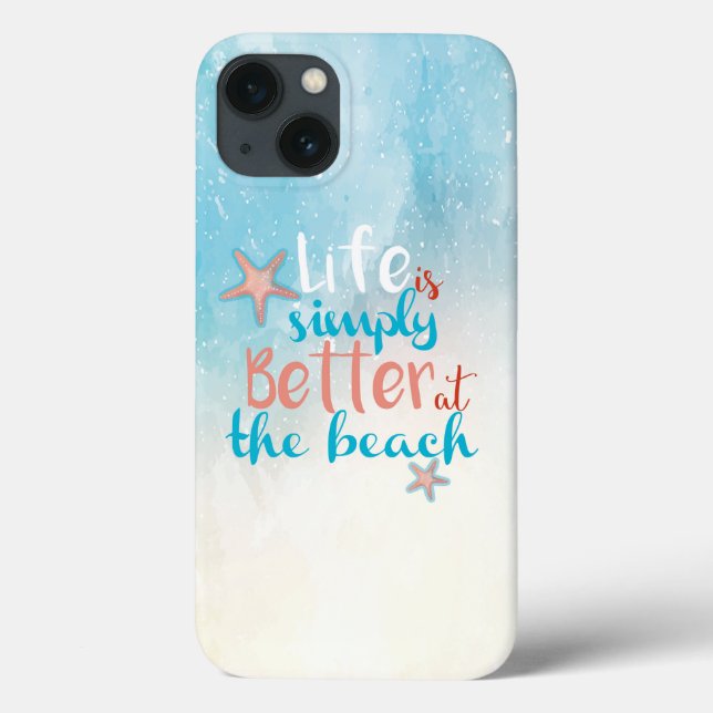 Beach Art Quote Case-Mate iPhone Case (Back)