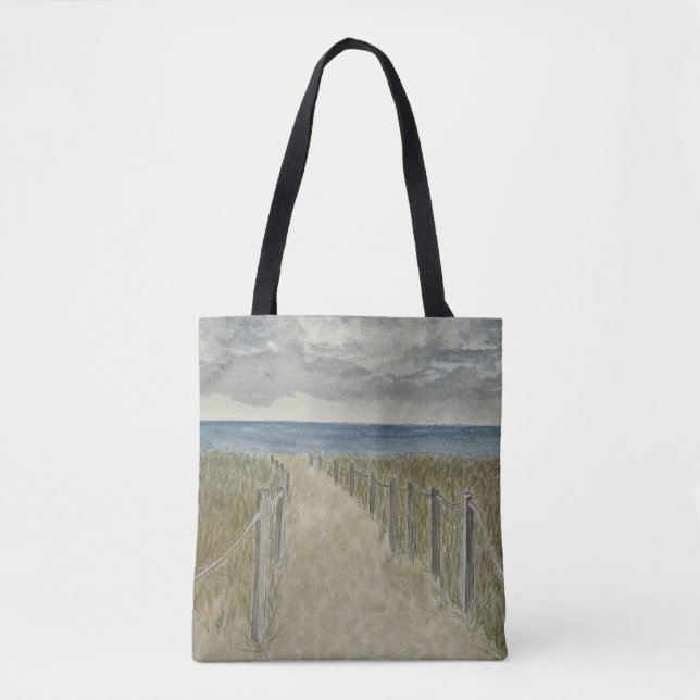 Beach Art Tote Bag (Front)