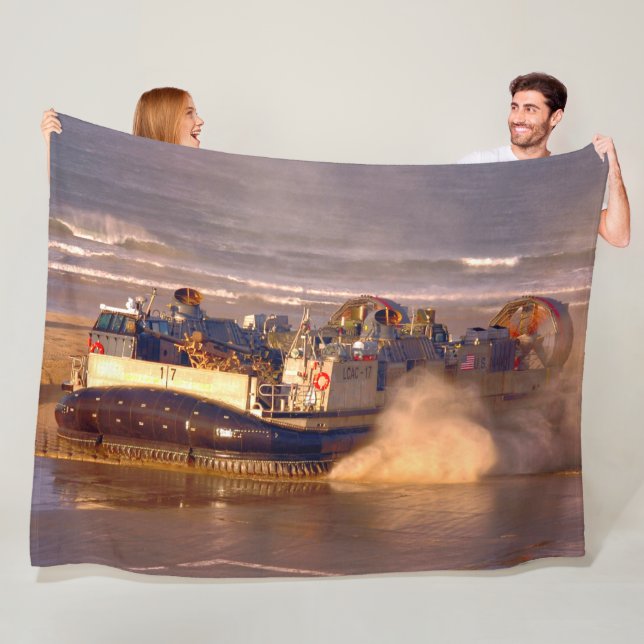 BEACH ASSAULT - LCAC FLEECE BLANKET (In Situ)